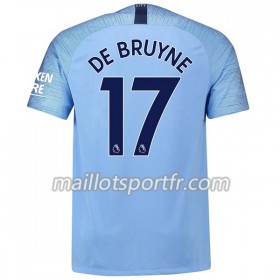 Maillot de Foot Manchester City De Bruyne 17 Domicile 2018/19